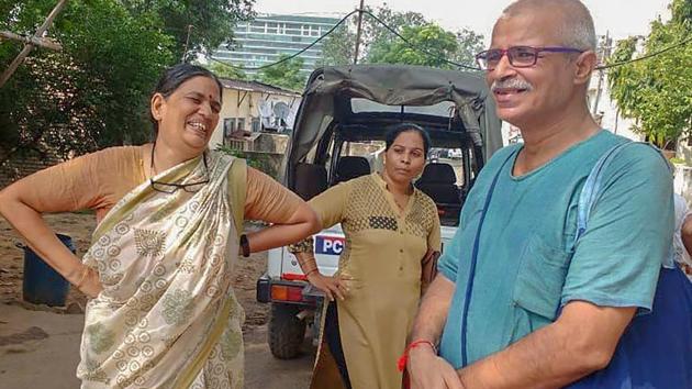 Sudha Bharadwaj was arrested by the Pune police in connection with the Bhima Koregaon violence case.(PTI Photo)