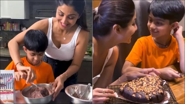 Check out Shilpa Shetty Kundra’s divine recipe of gluten-free chocolate brownies(Instagram/theshilpashetty)