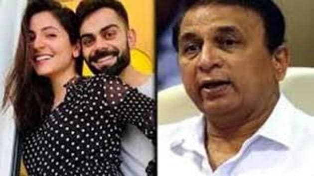 Anushka Sharma and Virat Kohli (left) and Sunil Gavaskar (right). Anushka Sharma and Virat Kohli (left) and Sunil Gavaskar (right).