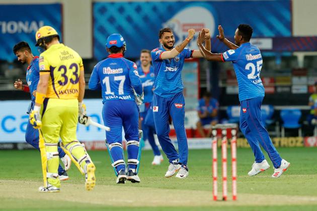 CSK opener Shane Watson could score 14 before he fell to Axar Patel’s spin. (IPL)