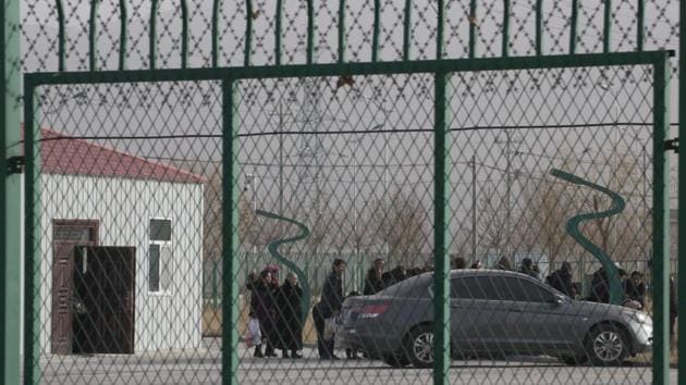 The report builds on evidence that China has made a policy shift from detaining Uighurs and other Muslim minorities in makeshift public buildings to constructing permanent mass detention facilities.(AP file photo. Representative image) The report builds on evidence that China has made a policy shift from detaining Uighurs and other Muslim minorities in makeshift public buildings to constructing permanent mass detention facilities.(AP file photo. Representative image)