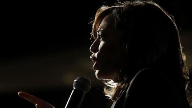 On August 11, 2020, Joe Biden picked her to be his running mate in US elections 2020. (AP) On August 11, 2020, Joe Biden picked her to be his running mate in US elections 2020. (AP)
