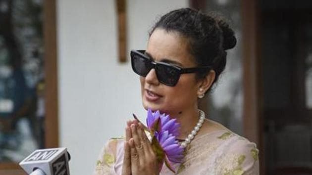 Bollywood actor Kangana Ranaut has sued the BMC for Rs 2 crore in compensation after the civic body demolished portions of her Mumbai bungalow(PTI) Bollywood actor Kangana Ranaut has sued the BMC for Rs 2 crore in compensation after the civic body demolished portions of her Mumbai bungalow(PTI)