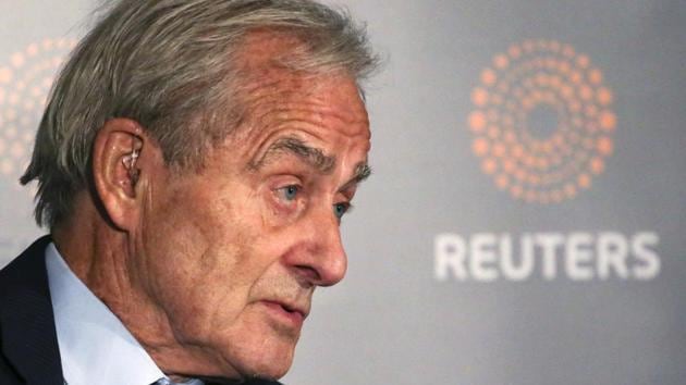 Evans was a high-profile go-getter, starting in the 1960s as an editor of the Northern Echo and The Sunday Times of London and continuing into the 1990s as president of Random House. (REUTERS)