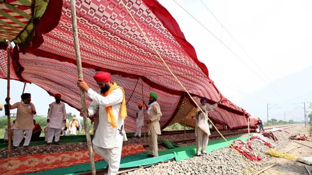 In Punjab, where the protests against the bills started more than a month ago, at least 31 farmers bodies have come together and drawn up a joint protest plan. (REUTERS) In Punjab, where the protests against the bills started more than a month ago, at least 31 farmers bodies have come together and drawn up a joint protest plan. (REUTERS)