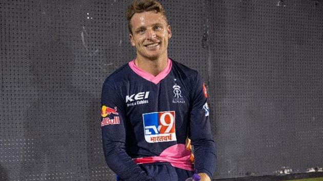 IPL 2020: Jos Buttler is likely to make it to RR’s playing XI for KXIP clash(Rajasthan Royals/Twitter)