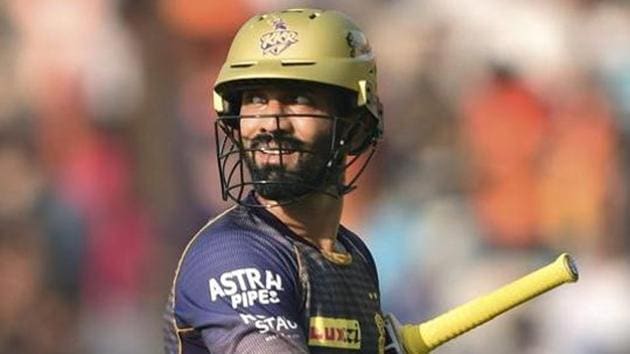 IPL 2020: KKR skipper Dinesh Karthik talks about Andre Russell(PTI)