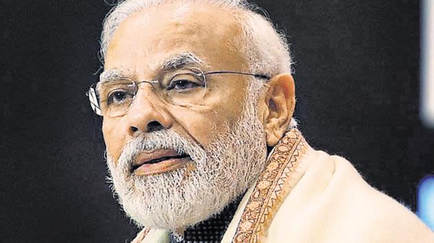 The virtual assembly will broadcast PM Modi’s pre-recorded video statement at the UNGA hall in New York.(ANI photo) The virtual assembly will broadcast PM Modi’s pre-recorded video statement at the UNGA hall in New York.(ANI photo)