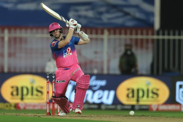 Steve Smith bats. (Rajasthan Royals/Twitter) Steve Smith bats. (Rajasthan Royals/Twitter)