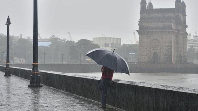 Southwest monsoon’s withdrawal from Mumbai is expected to be delayed by nine days.(Satish Bate/HT Photo)