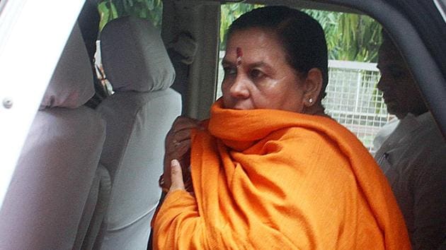 BJP leader Uma Bharti has been tested positive for Covid-19(ANI photo)