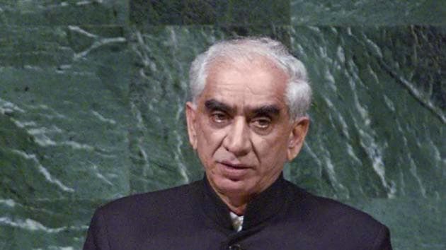 File photo: Former Union minister Jaswant Singh at United Nations.(PTI)