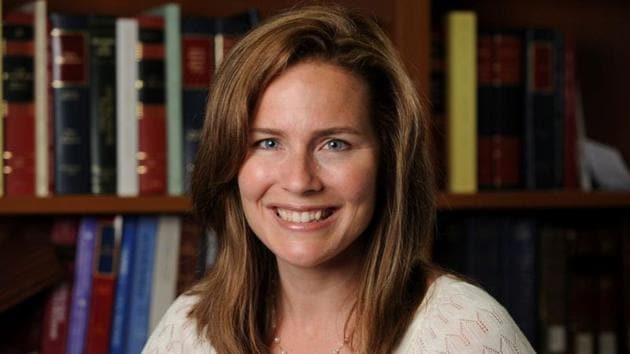 Amy Coney Barrett has been nominated by Trump for the US Supreme Court(via REUTERS)