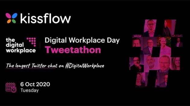 Kissflow joins the Digital Workplace Day Tweetathon as a Platinum partner.(Kissflow) Kissflow joins the Digital Workplace Day Tweetathon as a Platinum partner.(Kissflow)