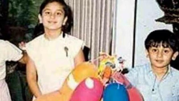 Kareena Kapoor Khan shared a throwback picture of herself and Ranbir Kapoor as kids. (Kareena Kapoor Khan/Instagram) 