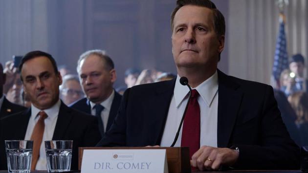 Jeff Daniels as James Comey, in a still from The Comey Rule.