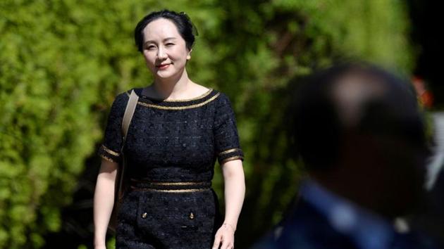 Huawei Technologies Chief Financial Officer Meng Wanzhou leaves her home to attend a court hearing in Vancouver, British Columbia, Canada May 27, 2020.(Reuters photo)