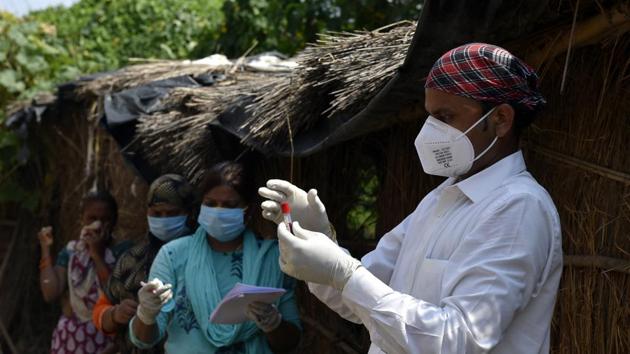 Meanwhile, India on Monday logged 82,170 Covid-19 cases and 1,039 deaths which pushed the tally to over six million, as per the Union health ministry’s dashboard.(Dheeraj Dhawan/HT file photo) Meanwhile, India on Monday logged 82,170 Covid-19 cases and 1,039 deaths which pushed the tally to over six million, as per the Union health ministry’s dashboard.(Dheeraj Dhawan/HT file photo)