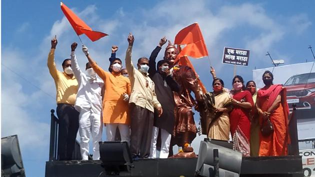 The agitators said they will further escalate their stir if the government does not take concrete steps.(HT PHOTO) The agitators said they will further escalate their stir if the government does not take concrete steps.(HT PHOTO)