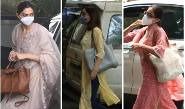 Deepika Padukone, Shraddha Kapoor and Sara Ali Khan were questioned by the NCB on Saturday.(Varinder Chawla)