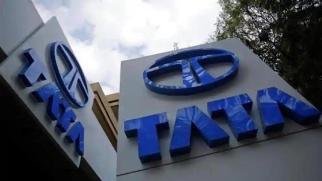 Tata Motors logos are seen at their flagship showroom in Mumbai.(Reuters File Photo) Tata Motors logos are seen at their flagship showroom in Mumbai.(Reuters File Photo)