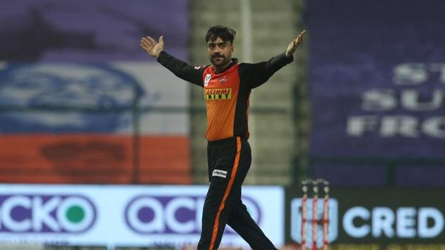 Rashid Khan celebrates. (IPL/Twitter)