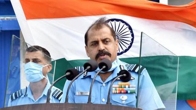 Chief of Air Staff Air Chief Marshal RKS Bhadauria.(ANI) Chief of Air Staff Air Chief Marshal RKS Bhadauria.(ANI)
