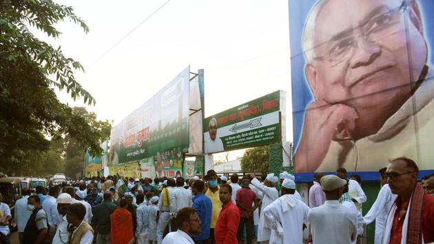 In the initial rounds of discussions, the BJP cadre has demanded that the party and JDU should contest between 105-110 seats each and the rest should be divided between the two remaining allies. (Representational Photo/HT)