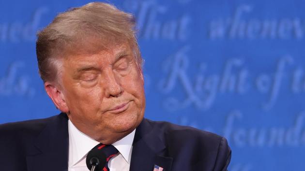 President Donald Trump and Joe Biden are trading barbs about each other’s relatives.(AFP) President Donald Trump and Joe Biden are trading barbs about each other’s relatives.(AFP)