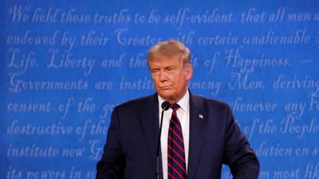Donald Trump also bragged that he’s drawn “35 to 40,000 people” at his campaign rallies, saying he brings such large crowds to outdoor events “because people want to hear what I have to say.”(REUTERS) Donald Trump also bragged that he’s drawn “35 to 40,000 people” at his campaign rallies, saying he brings such large crowds to outdoor events “because people want to hear what I have to say.”(REUTERS)
