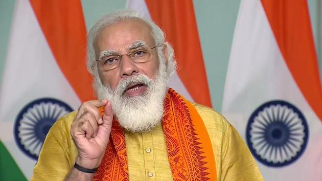 We discussed a wide range of issues pertaining to the Temple, including the exceptional community service by the Trust during these times and harnessing of technology to enable more devotees to pray,” Modi tweeted.(ANI file photo) We discussed a wide range of issues pertaining to the Temple, including the exceptional community service by the Trust during these times and harnessing of technology to enable more devotees to pray,” Modi tweeted.(ANI file photo)