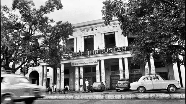 Mohandas Karamchand Gandhi inaugurated the Hindustan Times press in 1924.(KK Chawla/HT Archives)