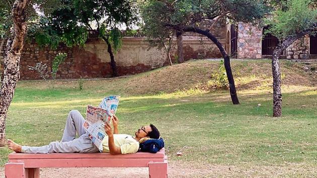 The DDA (Delhi Development Authority) run district park in Vasant Vihar, south Delhi is among the city’s prettiest grassy escapes besides Lodhi Garden and Sunder Nursery. (Mayank Austen Soofi) The DDA (Delhi Development Authority) run district park in Vasant Vihar, south Delhi is among the city’s prettiest grassy escapes besides Lodhi Garden and Sunder Nursery. (Mayank Austen Soofi)