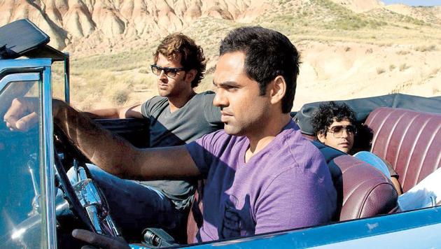 Zindagi Na Milegi Dobara starred Abhay Deol, Hrithik Roshan and Farhan Akhtar as three friends.