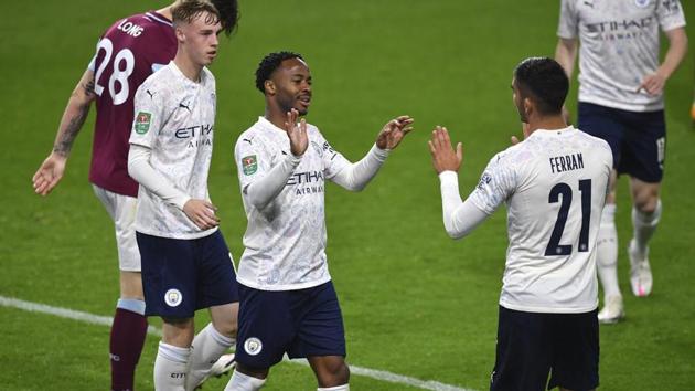 Raheem Sterling scored twice, offseason signing Ferran Torres added the third, and Kevin De Bruyne ran the game in City’s 3-0 win in a one-sided last-16 match. Manch(AP Photo) Raheem Sterling scored twice, offseason signing Ferran Torres added the third, and Kevin De Bruyne ran the game in City’s 3-0 win in a one-sided last-16 match. Manch(AP Photo)