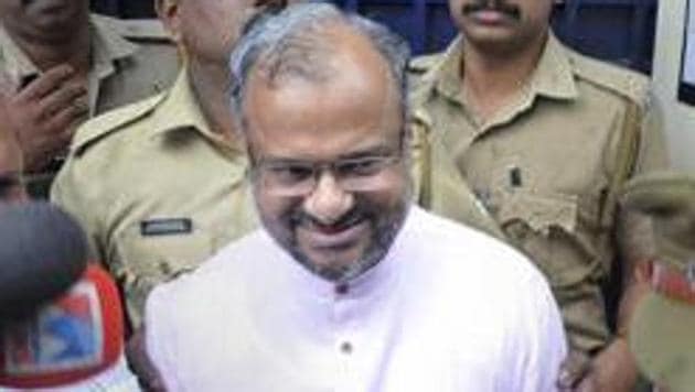 Rape accused Roman Catholic Bishop Franco Mulakkal is being tried in a court in Kottayam.(PTI)