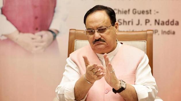 BJP National President JP Nadda addresses 4th Convocation of Pratap University, Jaipur (Rajasthan) via video conferencing, in New Delhi. (PTI Photo) BJP National President JP Nadda addresses 4th Convocation of Pratap University, Jaipur (Rajasthan) via video conferencing, in New Delhi. (PTI Photo)
