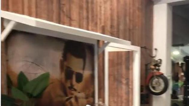 Bigg Boss 14: Salman Khan’s poster in his chalet