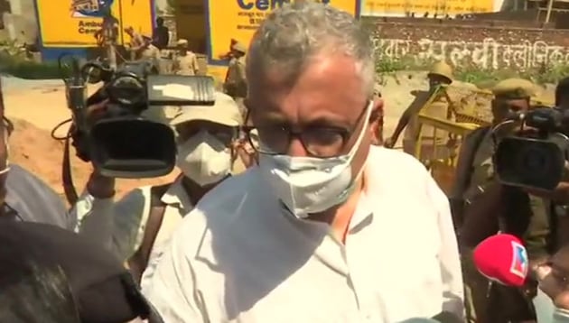 TMC MP Derek O’Brien in Hathras (ANI)