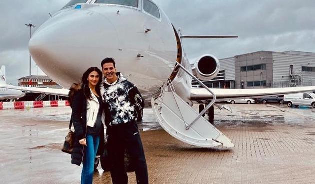 Akshay Kumar and Vaani Kapoor shot for Bell Bottom in Scotland.