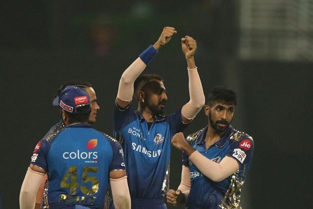 Photo of Krunal Pandya during a Mumbai Indians game in IPL 2020 (Krunal Pandya/Twitter) Photo of Krunal Pandya during a Mumbai Indians game in IPL 2020 (Krunal Pandya/Twitter)