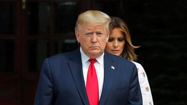 US President Donald Trump and first lady Melania Trump have tested positive for coronavirus(Reuters image)