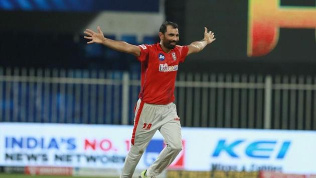Kings XI Punjab pacer Mohammed Shami. (IPL/Twitter) Kings XI Punjab pacer Mohammed Shami. (IPL/Twitter)