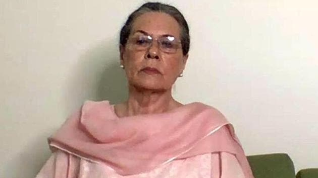 Congress Interim party president Sonia Gandhi(ANI Photo)