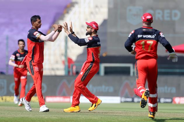 RCB team celebrates. (IPL/Twitter)