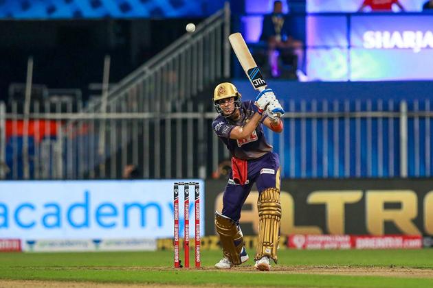Sharjah: Kolkata Knight Riders player Shubman Gill plays a shot during IPL 2020 cricket match against Delhi Capitals, at Sharjah Cricket Stadium in Sharjah, United Arab Emirates, Saturday, Oct. 3, 2020. (Sportzpics/PTI Photo) (PTI03-10-2020_000315B) (PTI)