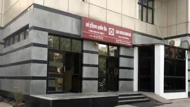 The branch of the Sarva Haryana Gramin Bank in Gurugram. (Parveen Kumar/HT File Photo) The branch of the Sarva Haryana Gramin Bank in Gurugram. (Parveen Kumar/HT File Photo)