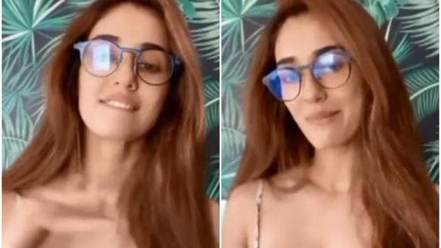 Disha Patani in screengrabs from her video. Disha Patani in screengrabs from her video.