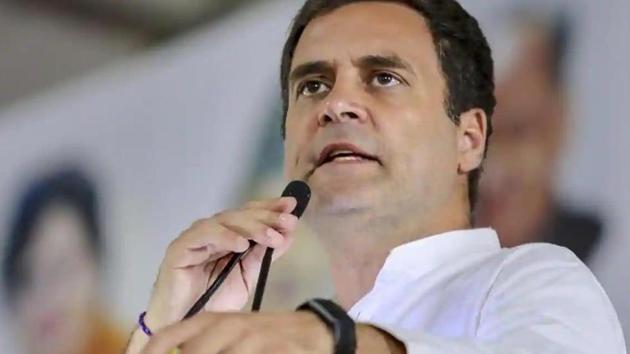 Congress leader Rahul Gandhi.(PTI) Congress leader Rahul Gandhi.(PTI)