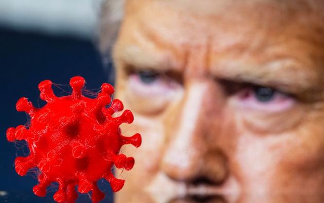 Trump, in a statement from Walter Reed hospital on Saturday, chalked up his diagnosis to fate and his desire to be seen leading the country. (REUTERS) Trump, in a statement from Walter Reed hospital on Saturday, chalked up his diagnosis to fate and his desire to be seen leading the country. (REUTERS)
